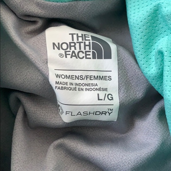 The North Face Teal Green Running Shorts Flash Dry - Picture 4 of 7